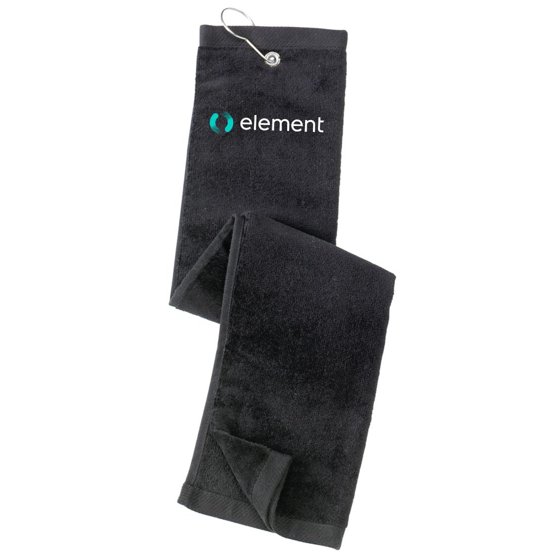Element X Port Authority Grommeted Tri-Fold Golf Towel