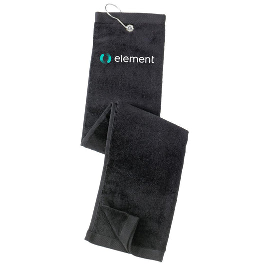 Element X Port Authority Grommeted Tri-Fold Golf Towel